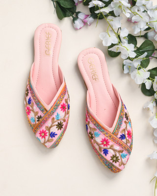 Gerief Women Flats(Pink , 4)