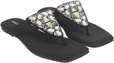 MOCHI Women Flats(Black , 4)