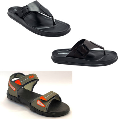 Classica Men Sandals(Multicolor , 9)
