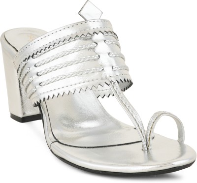 SCENTRA Women Heels(Silver , 7)