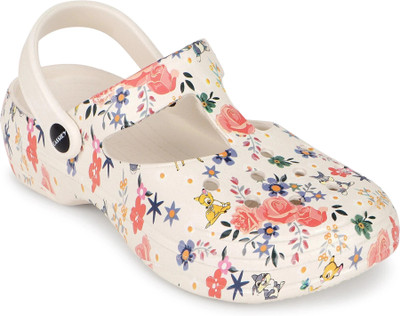 Cassiey Women Clogs(White , 3)
