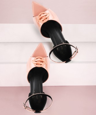 SHOETOPIA Women Pink Heels