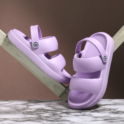 Footup Water Proof | Comfort | Anti-Skid Women Clogs(Purple , 6)