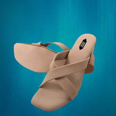 zadzed Women Heels(Camel , 7)