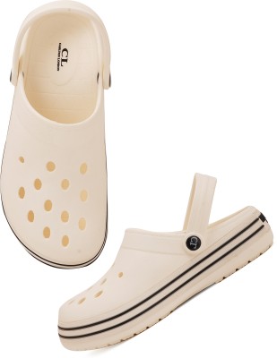 CARLTON LONDON Men Clogs(Off White , 9)