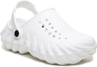 JUSAN Men Clogs(White , 9)