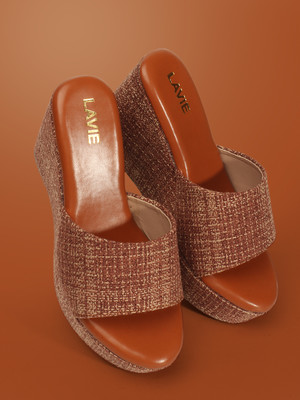 LAVIE Women Heels(Tan , 6)