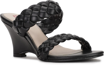 Bata Women Heels(Black , 4)