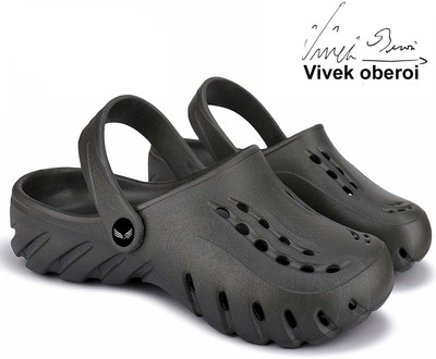 BERSACHE Men Clogs(Black , 7)