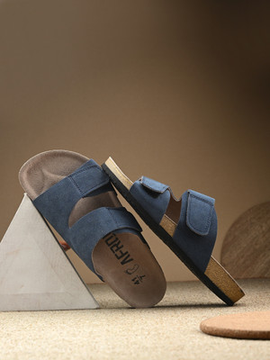 Afrojack Men Sandals(Blue , 7)