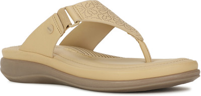 Bata Women Flats(Beige , 7)