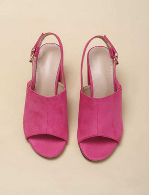 dreamsafe Women Heels(Pink , 8)