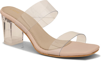 LAVIE Women Heels(Beige , 8)