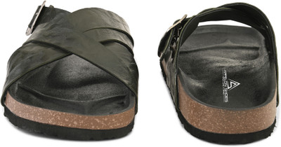 APPELON Men Sandals(Olive , 5)