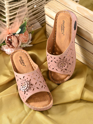Dressberry Women Flats(Pink , 4)