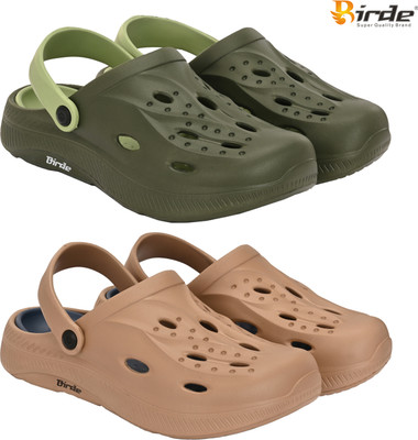 Birde Men Sandals(Olive, Beige , 9)