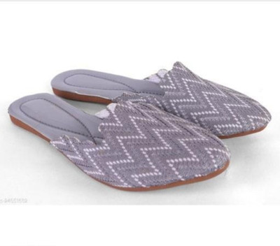 ZIYARAT COLLECTION Women Heels(Grey , 7)