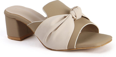 CHEMISTRY Women Heels(Brown , 8)