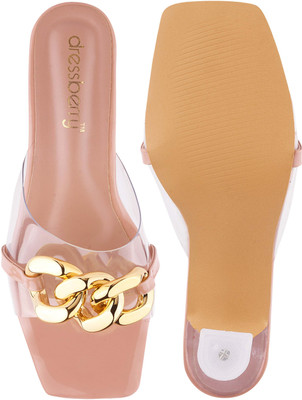 Dressberry Women Heels(Pink , 8)