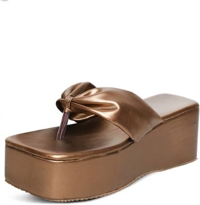 Gloglamp Women Wedges(Copper , 2)