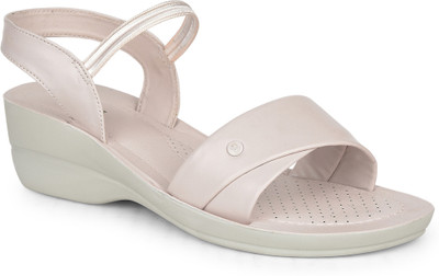 Bata Women Wedges(Red , 6)