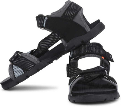Sparx SS 105 Men Sports Sandals(Grey, Black , 9)