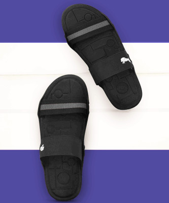 SIMONRIDER Men Sandals(Black , 10)