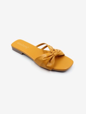 Dressberry Women Flats(Yellow , 6)