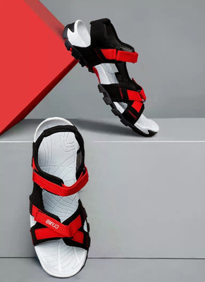 CLYMB Phylon|Ultralightweight|Comfort|Summer Trendy|Outdoor Men Casual(Black, Red , 9)