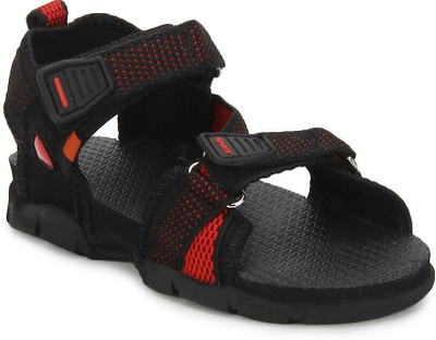 Sparx SS 106 Men Sports Sandals(Black, Red , 10 UK/India)