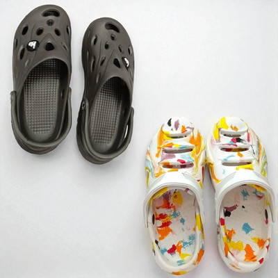 Monrav Men Clogs(Grey, Multicolor , 9)