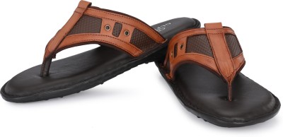 GUFFCHI Men Flats(Brown, Tan , 7)