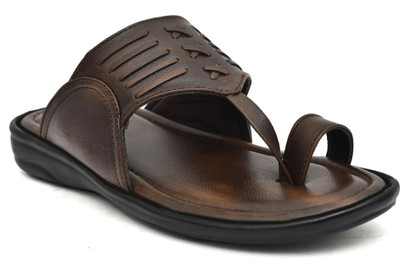 QARA Men Sandals(Brown , 9)