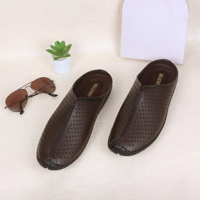 Walkway Men Sandals(Brown , 8)
