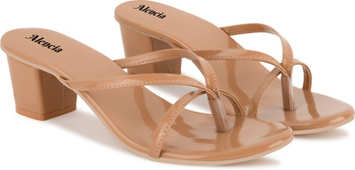 Alencia Women Heels(Tan , 8)