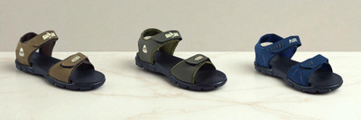 Classica Men Sandals(Brown, Green, Blue , 9)