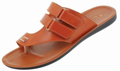 FLITE Men Sandals(Tan , 7)