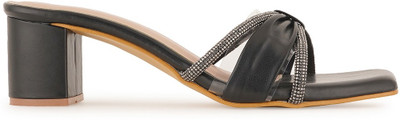 Dressberry Women Heels(Black , 6)