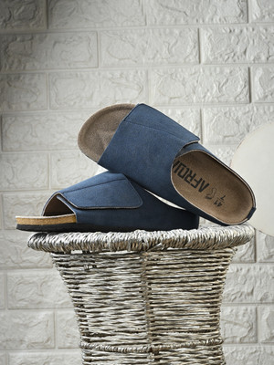 Afrojack Men Sandals(Blue , 6)