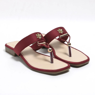 Zubits Women Casual(Maroon , 8)