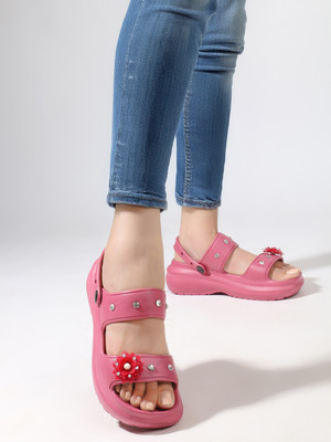 SUKUN Women Clogs(Pink , 6)