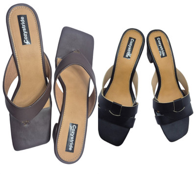Cozystride Women Heels(Multicolor , 9)