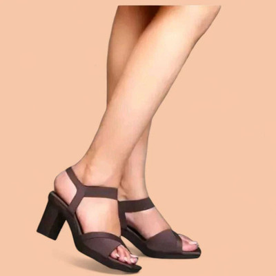 tbh Women Heels(Brown , 4)