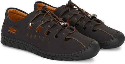 flostar Men Sandals(Brown , 10)