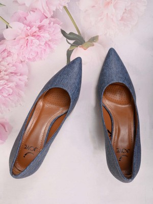 Jove Women Heels(Navy , 4)