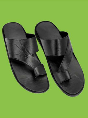 Buxton Men Sandals(Black , 7)