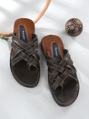 Karsun Men Sandals(Brown , 9)