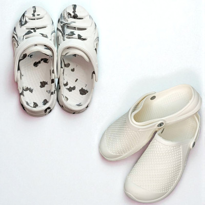 Monrav Men Clogs(White, White , 6)
