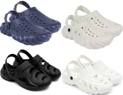 Golf Men Clogs(Navy, White, Black, White , 7)