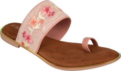 Elite Women Flats(Pink , 8)